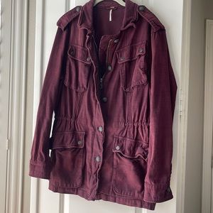 Free People Military Style Jacket